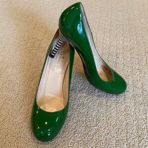Wicked Green Patent Leather Pumps kate spade